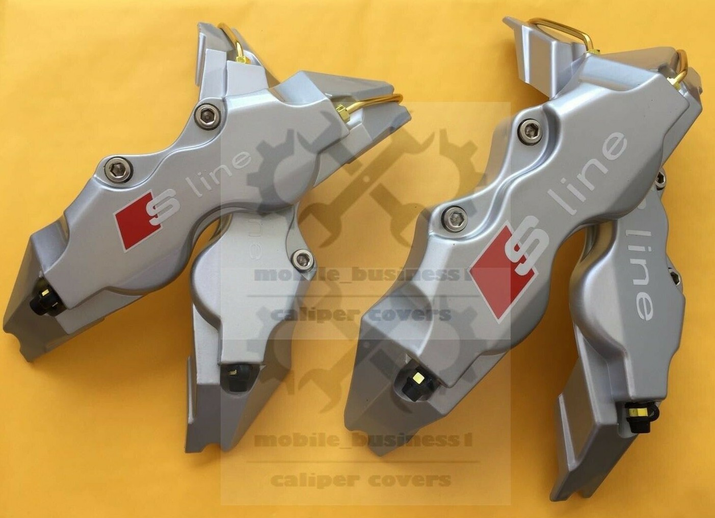 Silver S line Brake Caliper Cover Engineering Plastic For Audi Q3A3Q2A4