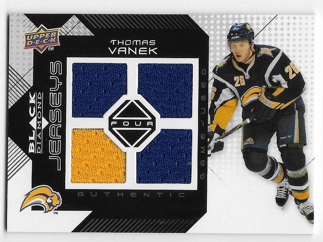 08/09 BLACK DIAMOND QUAD GAME JERSEY Hockey (#BDJAK-BDJZP) U-Pick