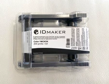 IDVille ID Maker Printer Ribbon YMCKOK Roll - 46815 Factory Sealed New