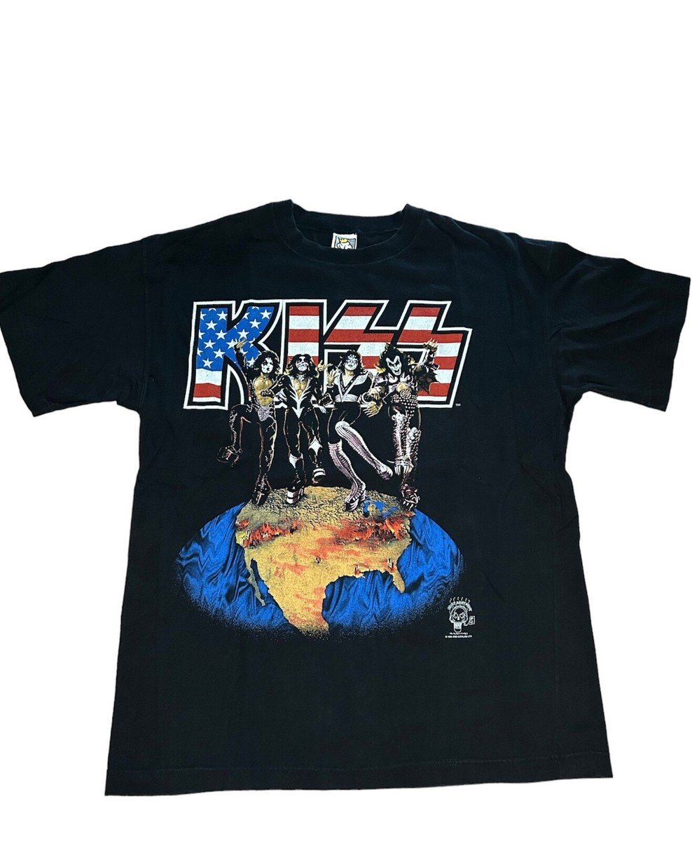 Vintage 1996 Kiss Alive/Worldwide World Tour T-shirt | eBay