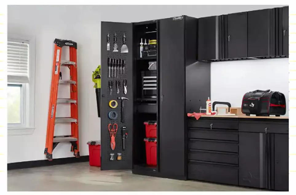 Husky heavy duty garage cheap cabinets
