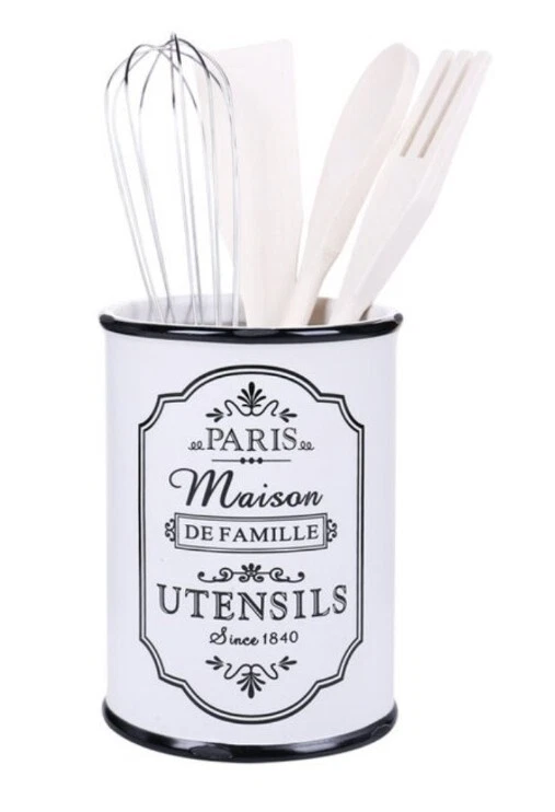 Besp-Oak Furniture Paris Maison Utensil Holder With 4 Utensils Hand Made