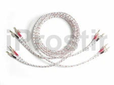 TTAF 93008 Silver Hybrid Solid Speaker Cable 1.5m 2.0m 2.5m 3.0m 3.5m pair  