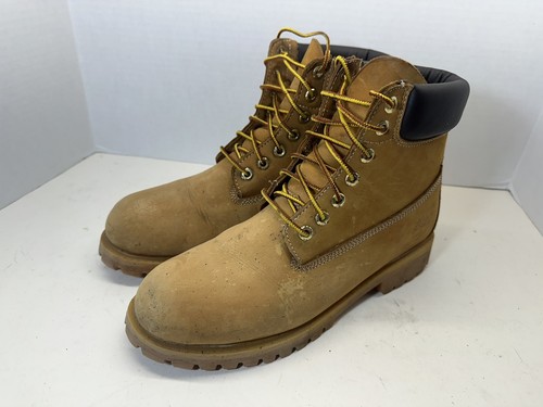 Timberland Original Classic 6-Inch Basic Waterproof Boots Nubuck Tan Men 11 - Picture 5 of 9