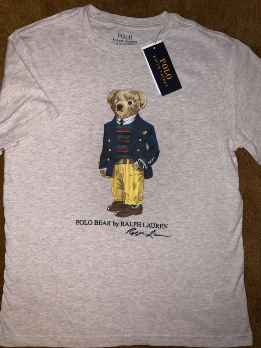 Polo Ralph Lauren Iconic polo Bear Tee Shirt Sz M 10-12 youth 150