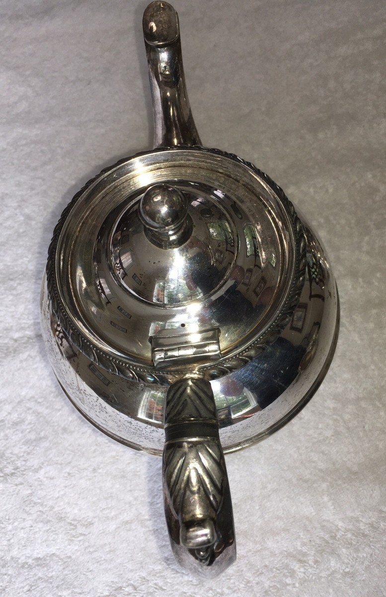 4 pc Viking EPNS Yorkshire TEA Set, Silver Plate. Pot 4 pc Viking EPNS Yorkshire TEA Set, Silver Plate. Pot