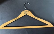 Vintage Advertising Wooden Clothes Hanger D. H. Holmes Dept Store New Orleans