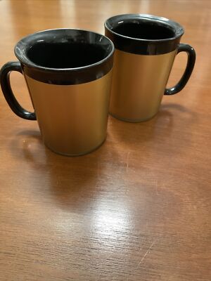 Vintage Thermo-Serv coffee mugs made in USA