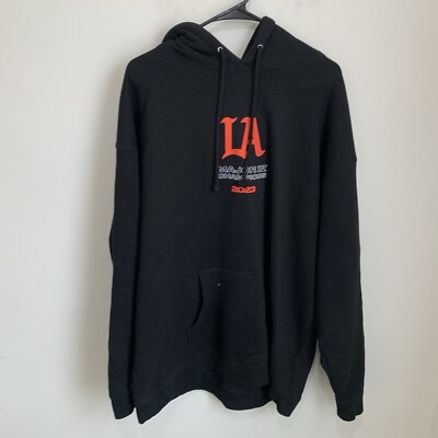 100 Thieves LA Major Champions 2023 Hoodie Sz 2XL Call Of Duty ESPORTS Black