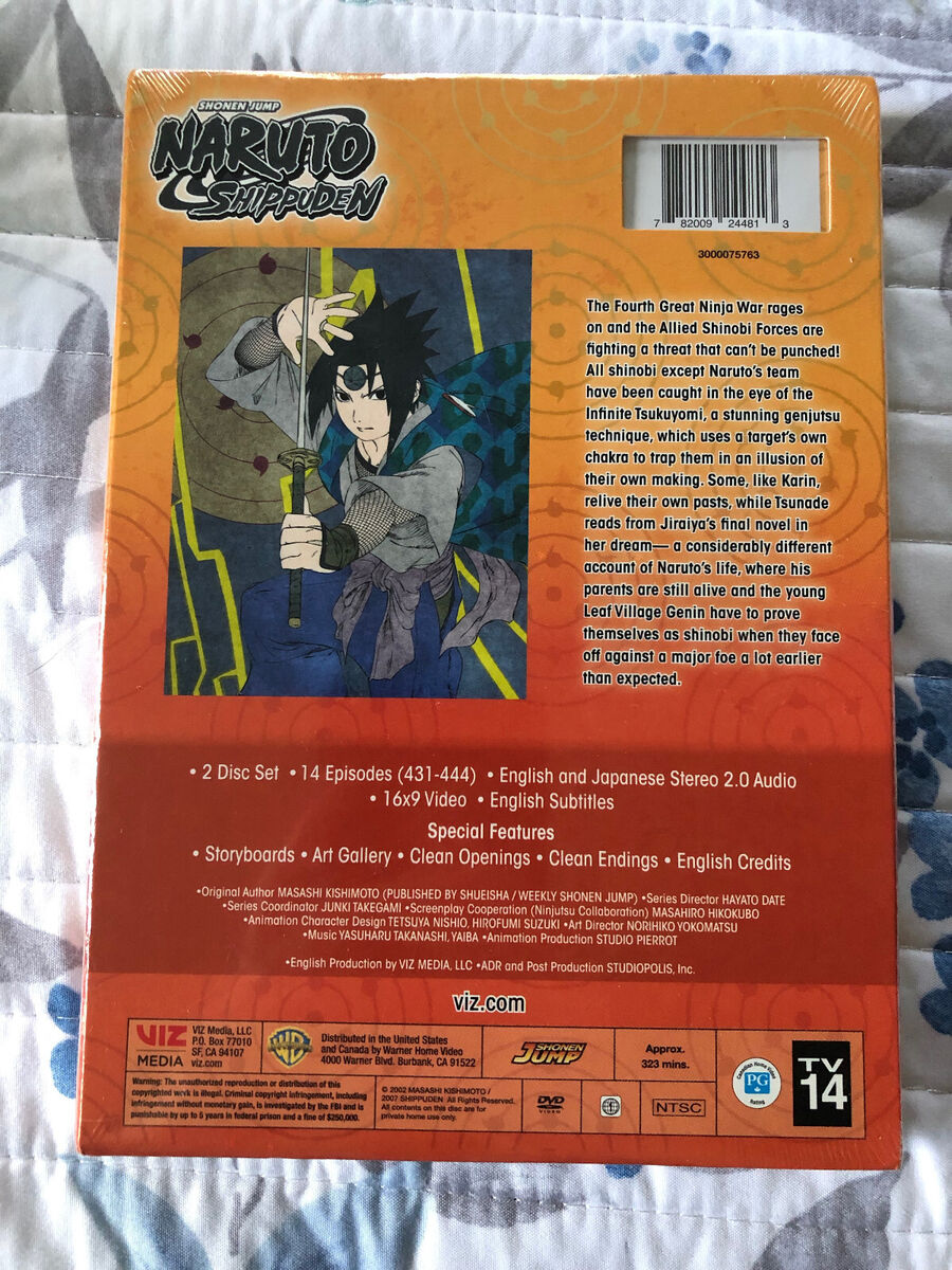  Naruto Shippuden Uncut Set 34 (DVD) : Various, Various