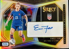 2023-24 Panini Select Fifa - EMILY FOX - Pitchside Signatures Auto - USA