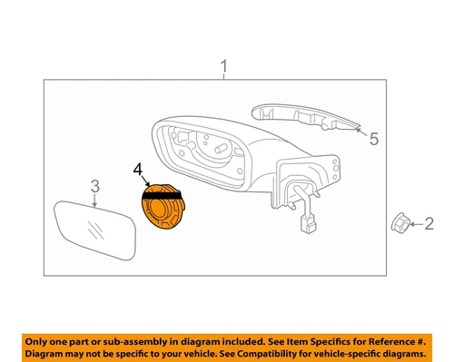HYUNDAI OEM 11-17 Sonata Front Door Outside Mirrors-Motor Left 876123Q000