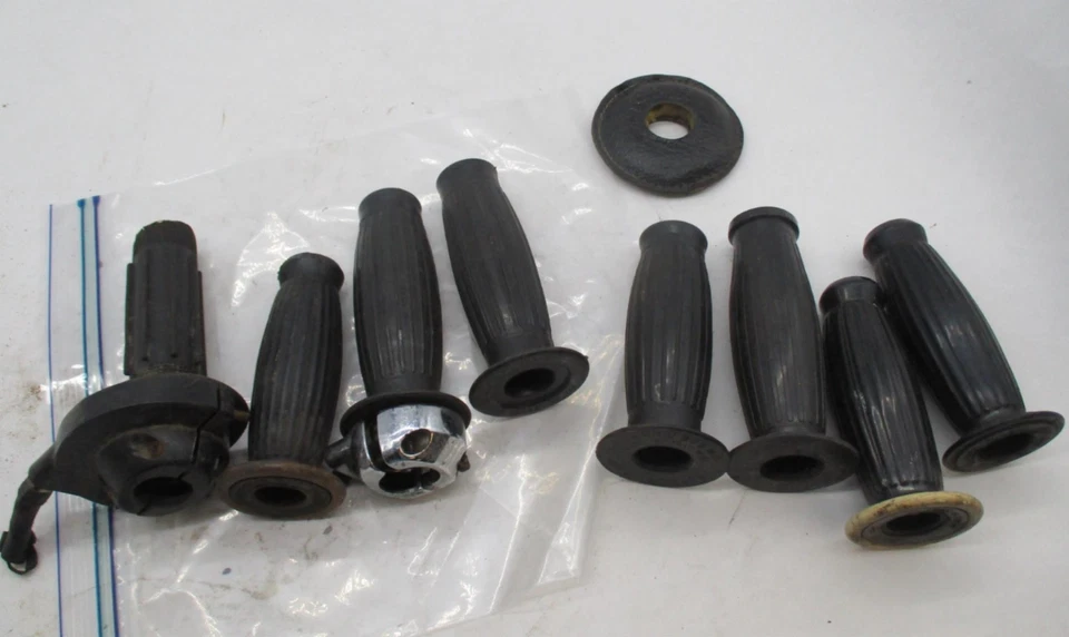 Lote mixto de empuñaduras de manillar vintage para motocicleta ART Beston Brevetatta Foto 3 de 3