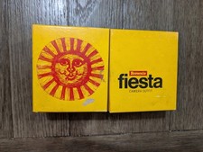 Kodak Brownie Fiesta R4 Camera Outfit Original Box GE Flashcubes - Untested