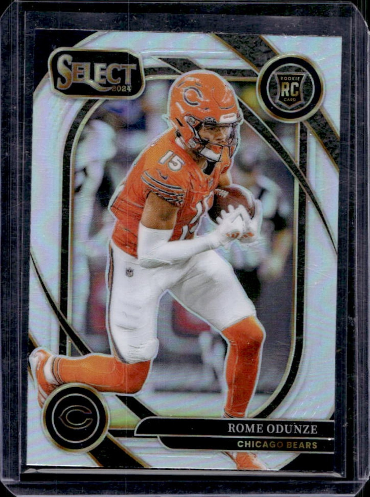 2024 Panini Select Rome Odunze Club RC Silver Prizm Rookie #236 Bears
