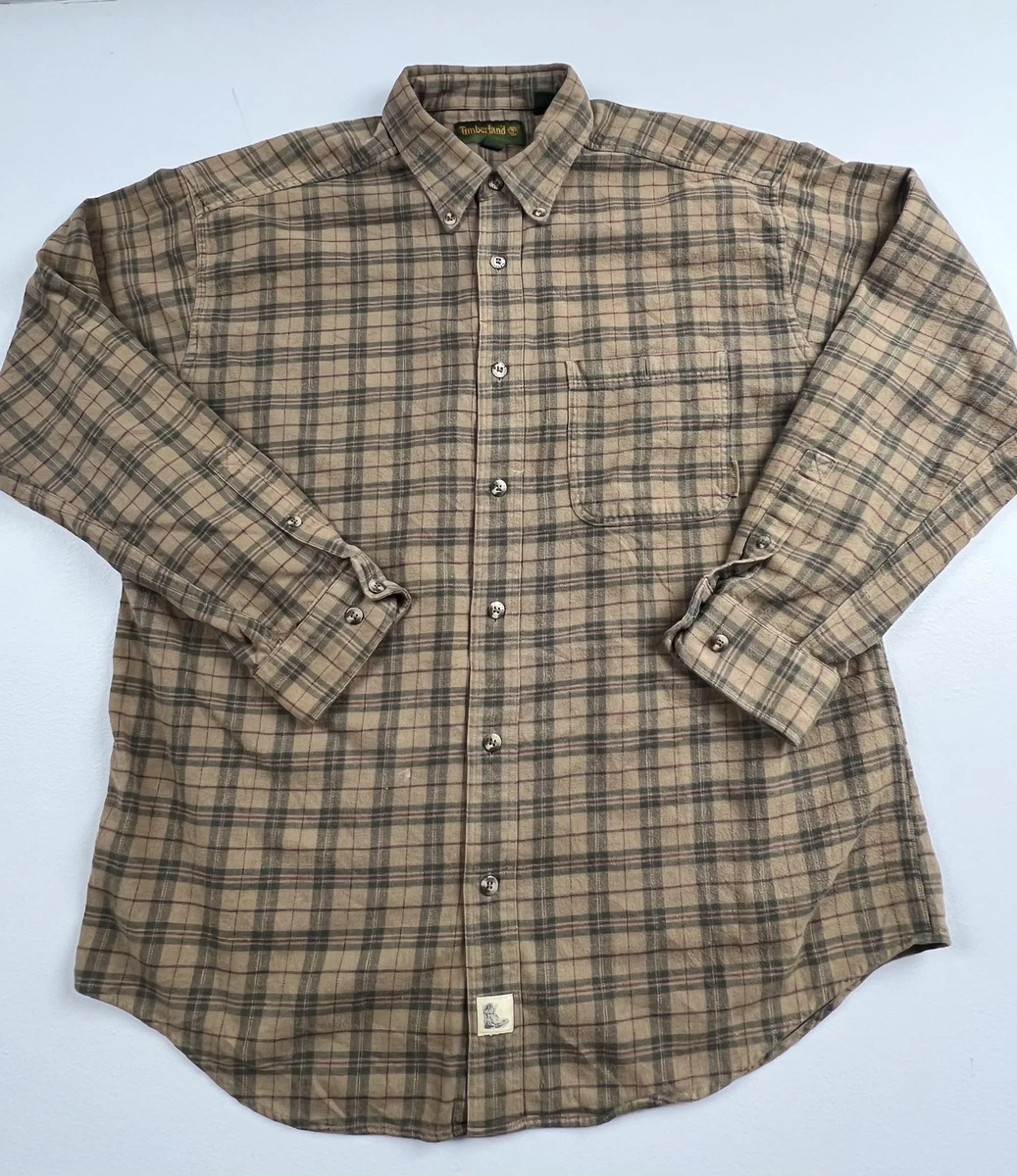 Timberland Cotton Long Sleeve Button-Up Casual Button-Down Shirts