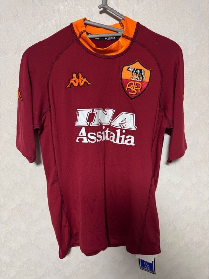 Roma Kappa 00-01 Jersey, Size Small, Nakata Size 8 NEW From Japan