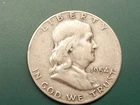 1954S Silver Franklin Half Dollar Lower Mintage Free Shipping