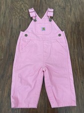 Carhartt Pink Canvas Infant Bib Overalls 6M 100 Cotton Workwear