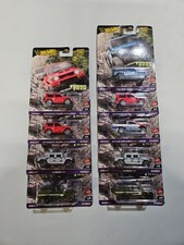 lot of 9 hot wheels premium terra trek set car culture