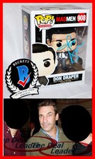 🔥 Jon Hamm Autographed Signed Don Draper MadMen Funko Pop Beckett PSA