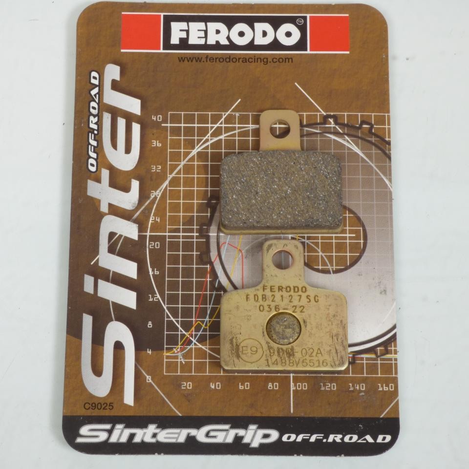 Plaquette de frein Ferodo en métal fritté pour un contrôle thermique optimal sur Beta 50