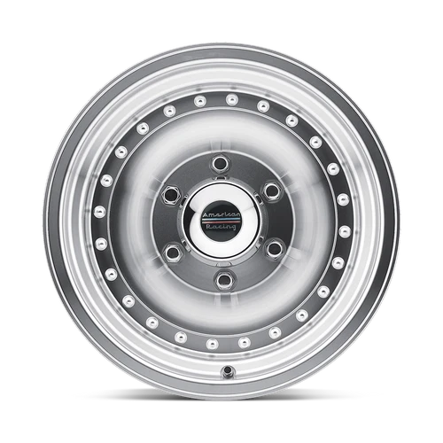 Rueda American Racing para AR61 Outlaw I 15x8 con acabado mecanizado - 19 mm desplazamiento Foto 2 de 2