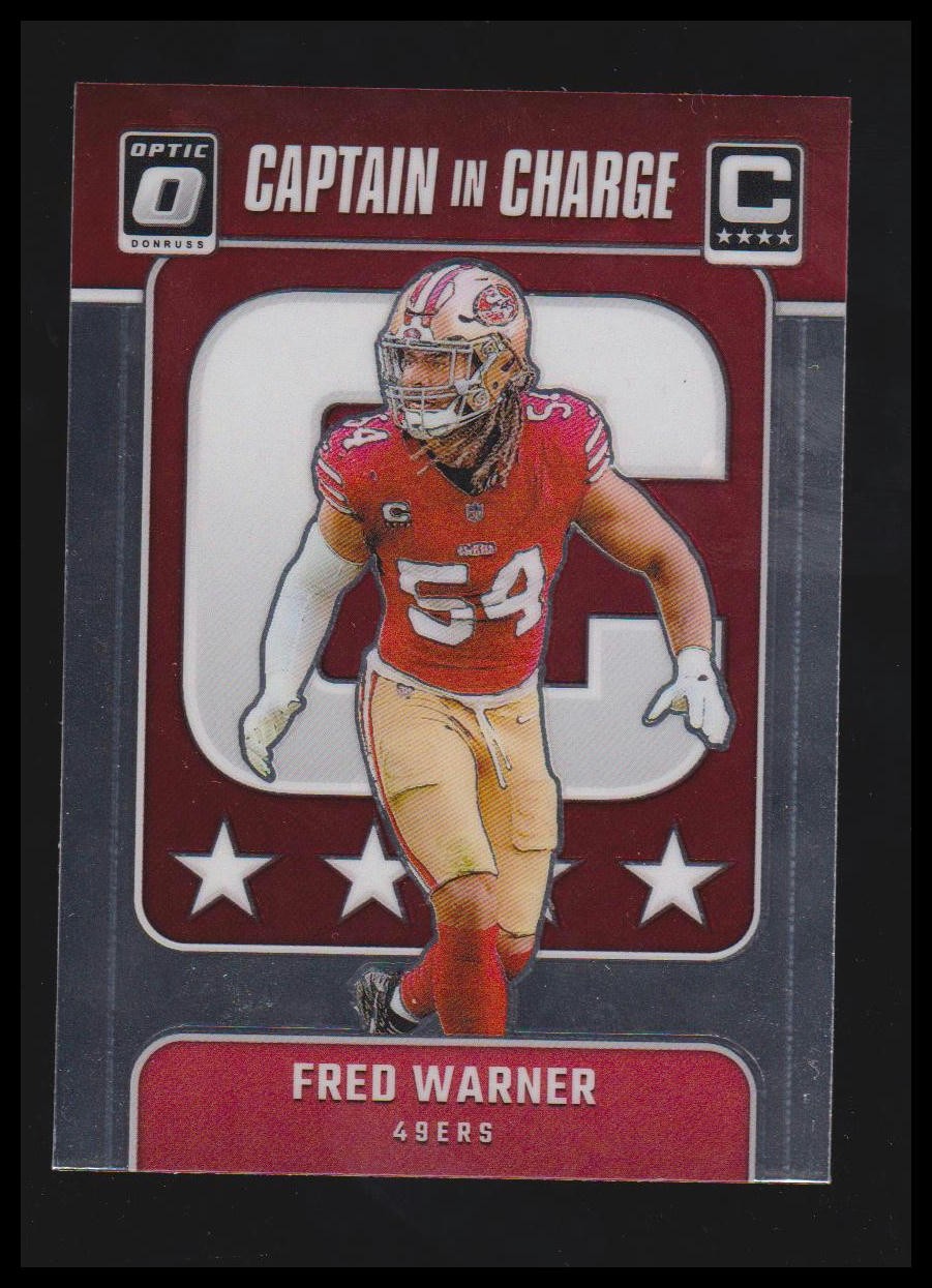 2024 Donruss Optic #10 Fred Warner Captain In Charge