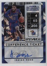 2020 Contenders Draft Picks Sticker Conference Ticket 7/99 Isaiah Moss Auto s5j