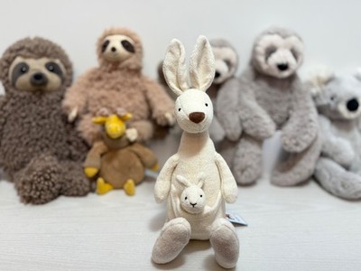 Jellycat extrem seltenes Malto Känguru im Ruhestand, brandneu mit Etikett, original