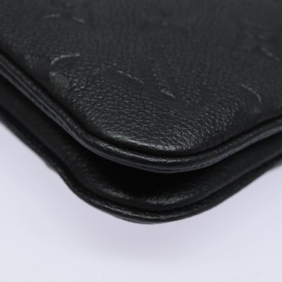 LOUIS VUITTON Monogram Empreinte Pochette Double Zip Bag M68568 LV