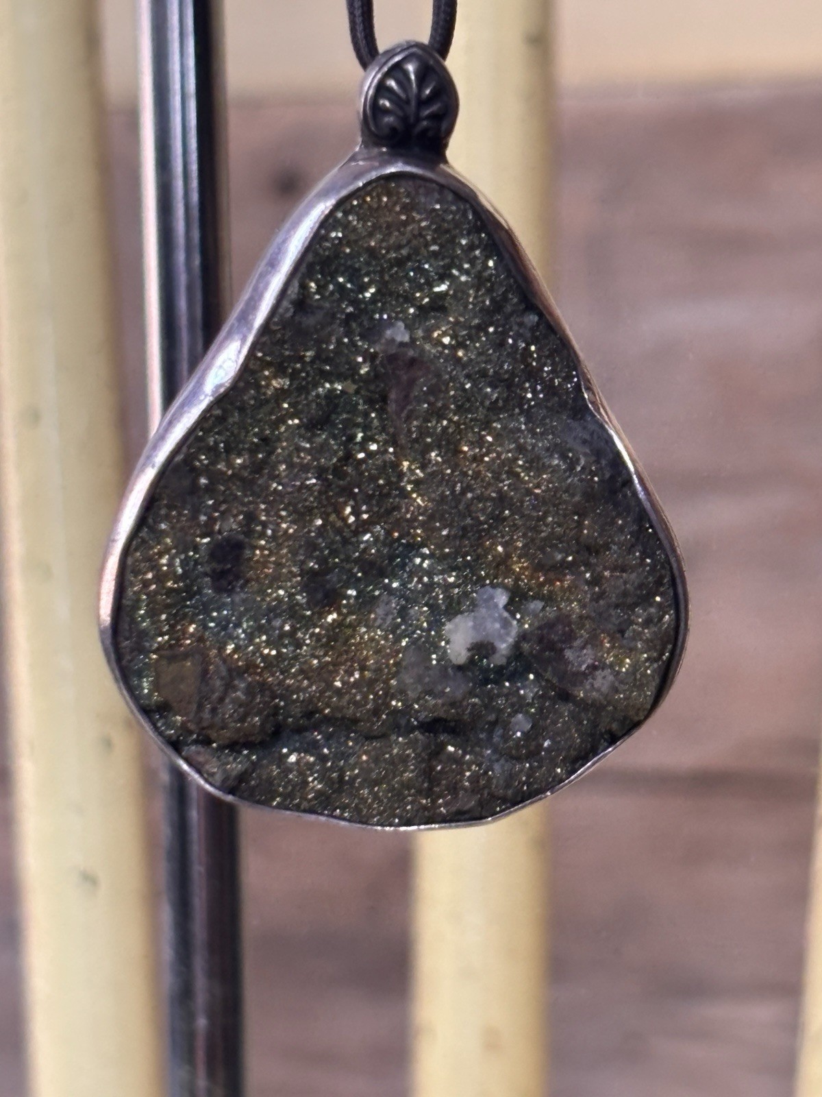 Signed Artisan Michael DeCorte Druzy, Sterling Si… - image 3