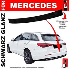 Lackschutzfolie Ladekante für Mercedes C-Klasse Kombi S206 ab 2021 Schwarz Glanz