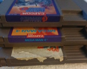 Mega Man 3 4 6  Nintendo NES Original Authentic Game Cartridges All 3 Games