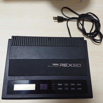 YAMAHA REX50 Guitar Digital Multi Effector Reverse Good Condition