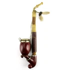 Emperor Bruyere Arrangement Pipe 5001 Wooden Vintage Tobacco Pipe Approx 25cm