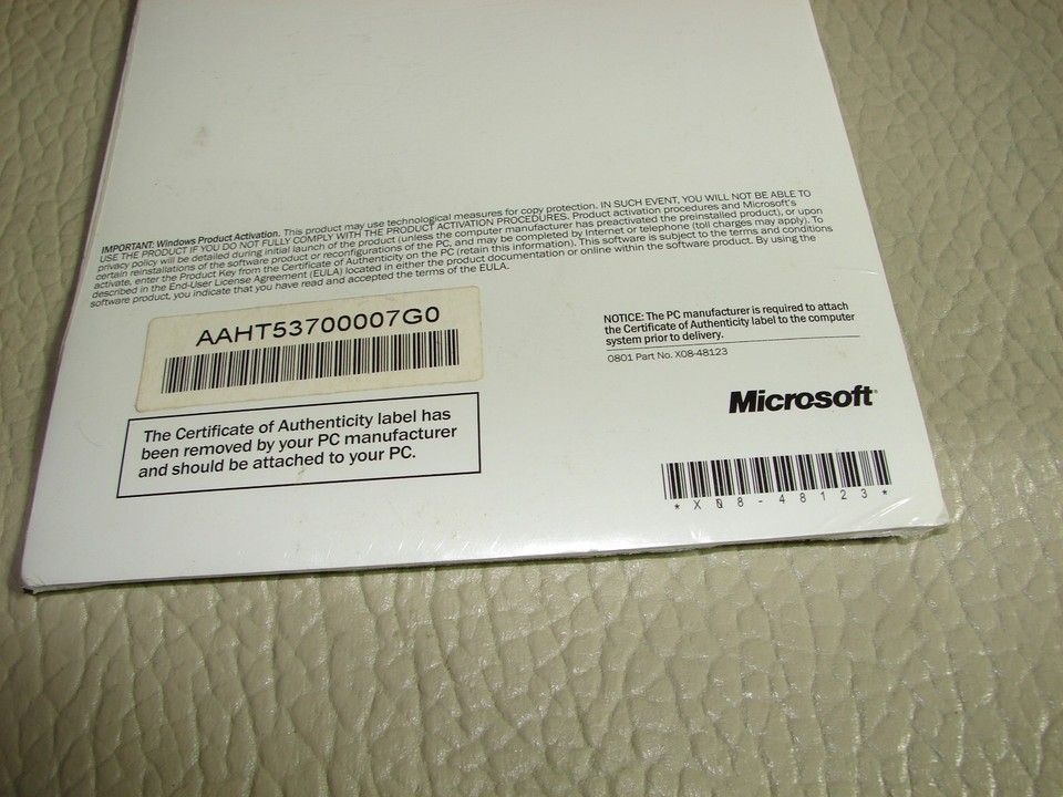 Microsoft Windows XP Home Edition 2002 (Brand New Factory Sealed) -#28 ...