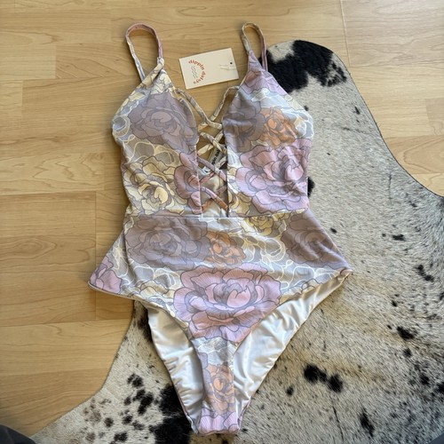 Dippin’ Daisy’s Neu mit Etikett Bliss Floral Badeanzug Einteiler Größe Medium - Bild 4 von 9