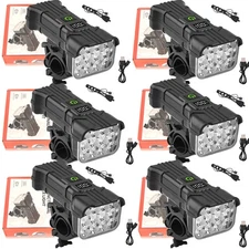 1~10Set Rechargeable LED Mountain Bike Lights 90000LM Bicycle Torch Front Lamp