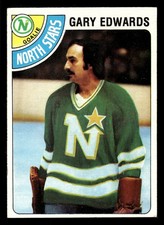 1978-79 Topps Gary Edwards #6 - Minnesota North Stars - EX