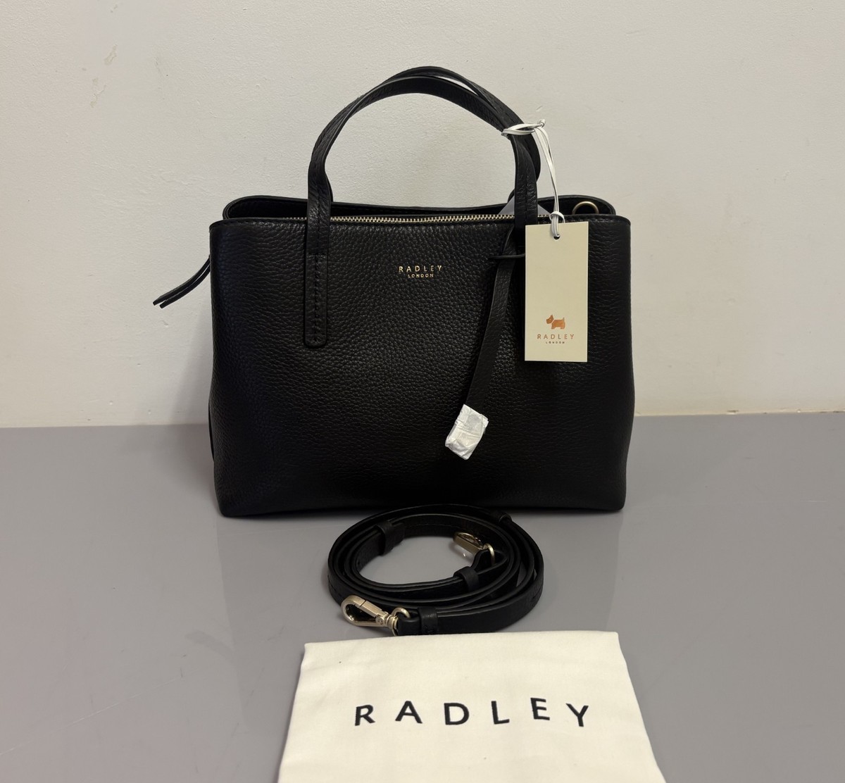 Radley Dukes Place Medium Open Top Multiway Bag in Black H2079001 - Main Image