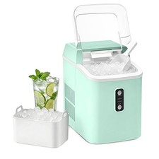Nugget Ice Maker Countertop, Portable Ice Makers Machine with Removable Baske...