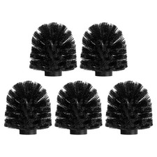 5Pcs Toilet Bowl Brush 12mm Replacement Toilet Brush Clean Brush Head Black