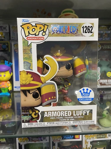 Funko Pop! One Piece: Armored Luffy #1262 Funko Shop Exclusive w/ Soft Protector