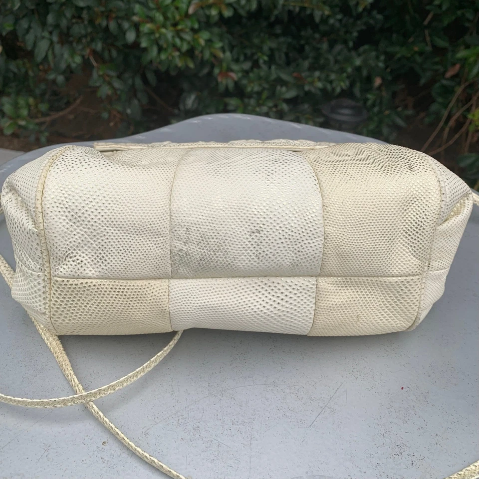 Vintage Sharif Shoulder Bag 80s Evening Purse Cream Formal - Image 3 of 4