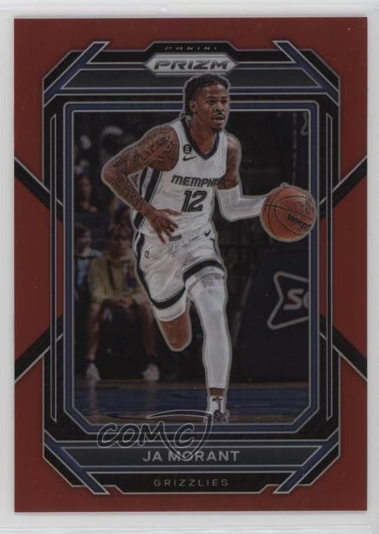 2022-23 Panini Prizm Red Prizm /299 Ja Morant #200 e0h