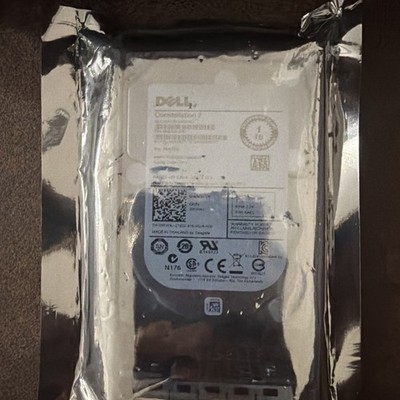 Dell 0WF12F 1TB 7200RPM SATA 2.5'' 6Gb/s HDD R610 R620 R630 R710 R720 R730 New