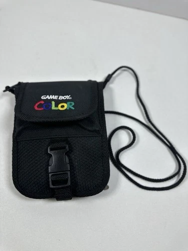 Nintendo Game Boy Color Travel Carrying Case Bag Pouch With Strap Vintage 90s