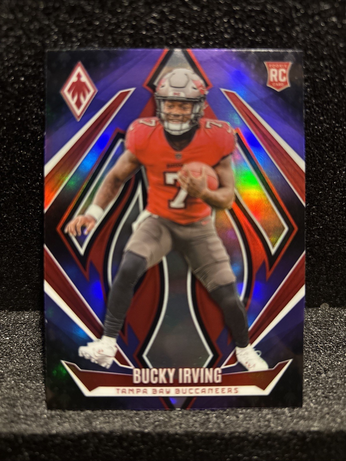 2024 Panini Phoenix - Rookies Bucky Irving #166 Purple Fade (RC)