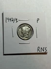 New Listing1942/1 P Mercury Silver Dime VF Details Key Date Variety